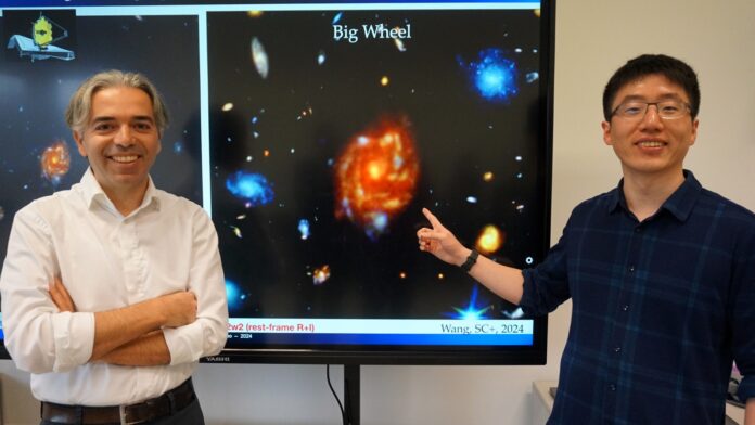 “Big Wheel”, scoperta una galassia a disco