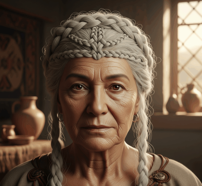 donna nordica tra gli etruschi