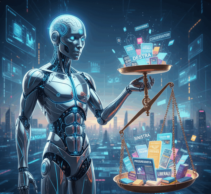 L’Intelligenza Artificiale considera più affidabili le fonti di sinistra